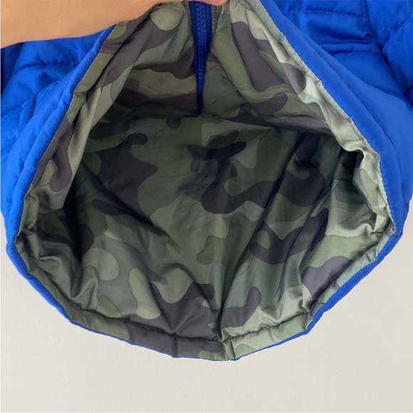 GAP Reversible Coat Blue/Camo 4T - Picture 4 of 4